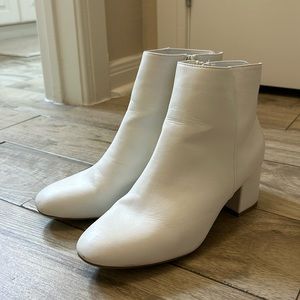 SHEIN White Booties